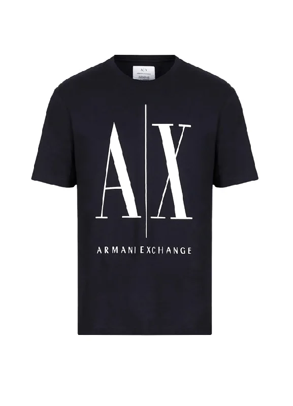 Armani Exchange Icon Logo Regular Fit T-Shirt Relaxed Men's Australian 