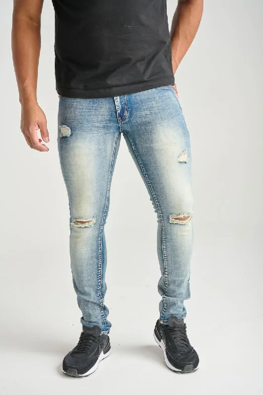 Spark Ripped Jean (Vintage) Earthy Men's Hemp