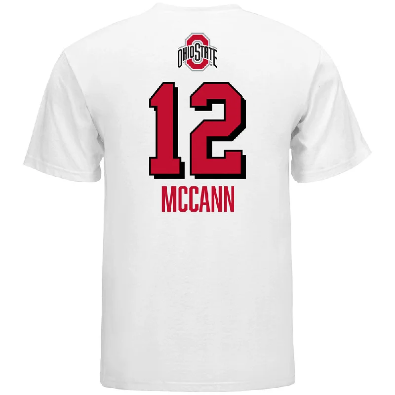 Ohio State Women's Volleyball Student Athlete T-Shirt #12 Meghan McCann Laid