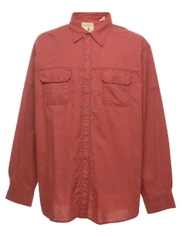 Maroon Shirt - XL Practical Men's Quick