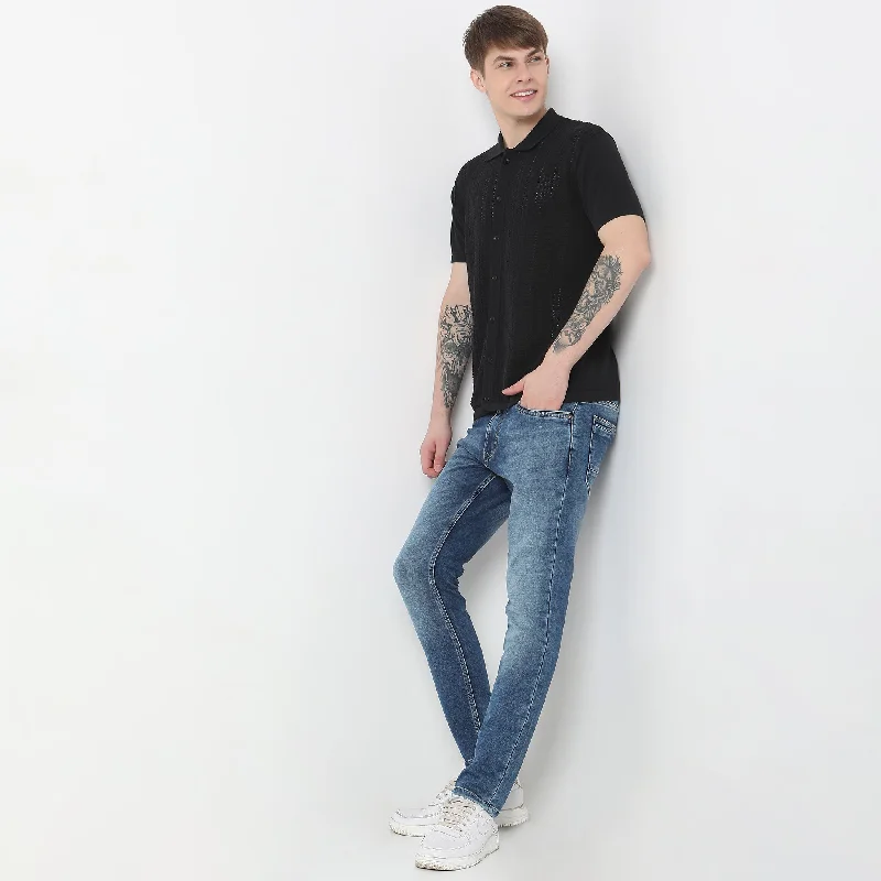 Slim Fit Jeans Stylish Men's Tropical 