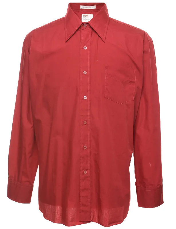 Maroon Shirt - XL Tough Men's Tactical