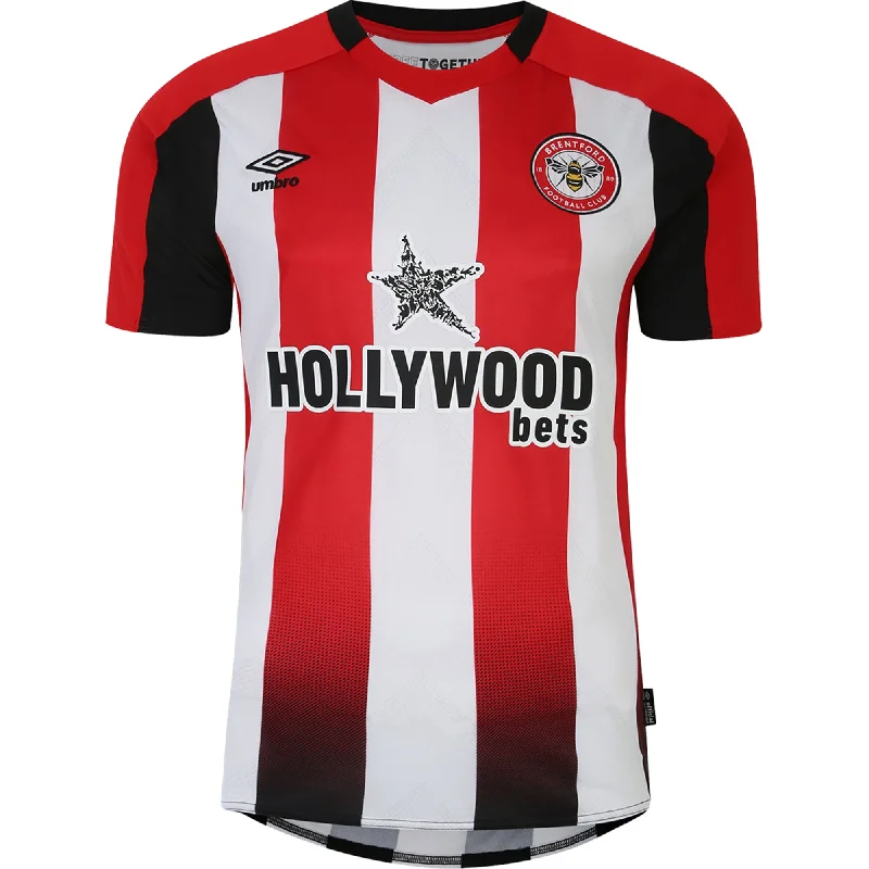 Umbro Brentford Home Jersey 24/25 (Red/White) Youthful Men's Anime