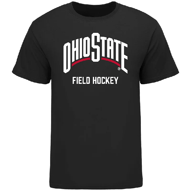 Ohio State Buckeyes Field Hockey Black T-Shirt Refined Men's Velvet