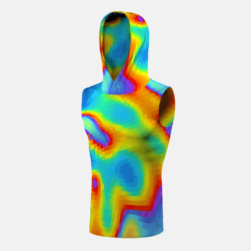 Geothermal Sleeveless Compression Hoodie Relaxed Men's Beach