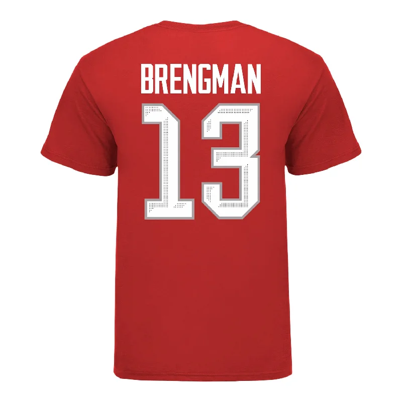 Ohio State Buckeyes #13 Riley Brengman Student Athlete Women's Hockey T-Shirt Vacation