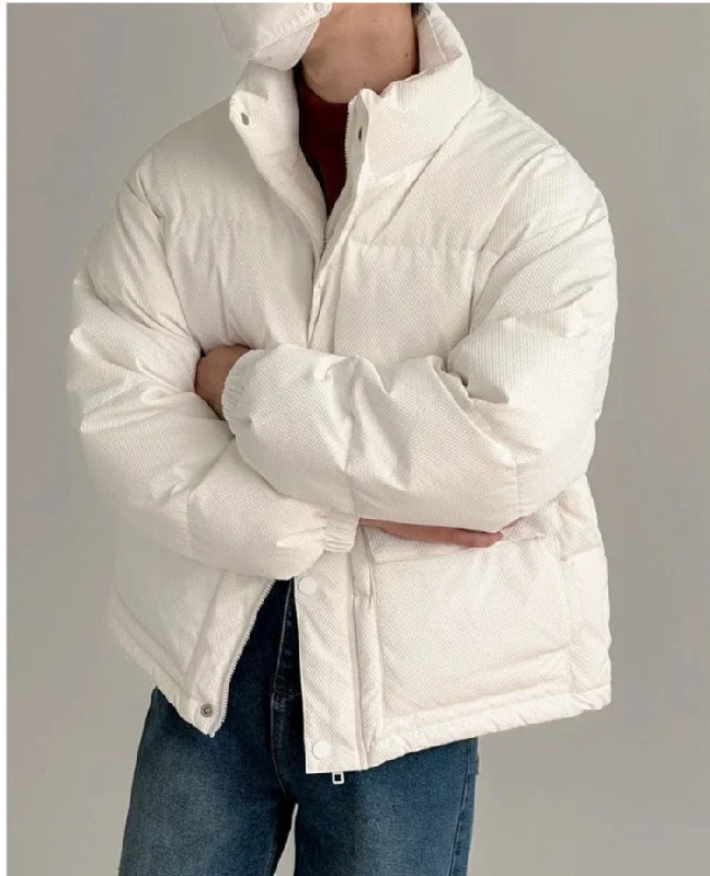 Thickened Stand Collar Down Jacket Tailored