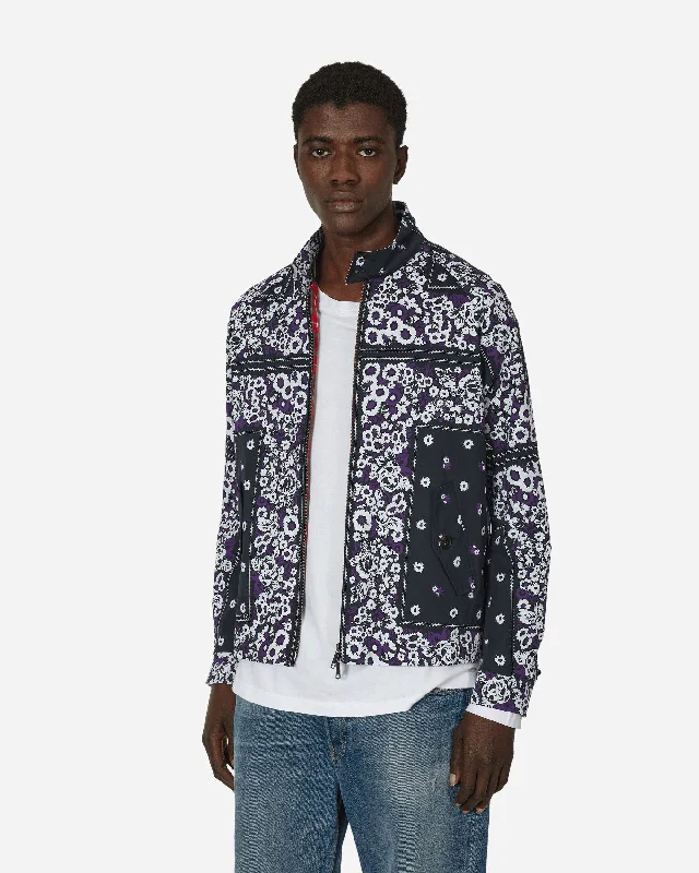 NÒMARYTHM TEXTILE G4 Bandana Jacket Dark Navy Artistic Men's Hand