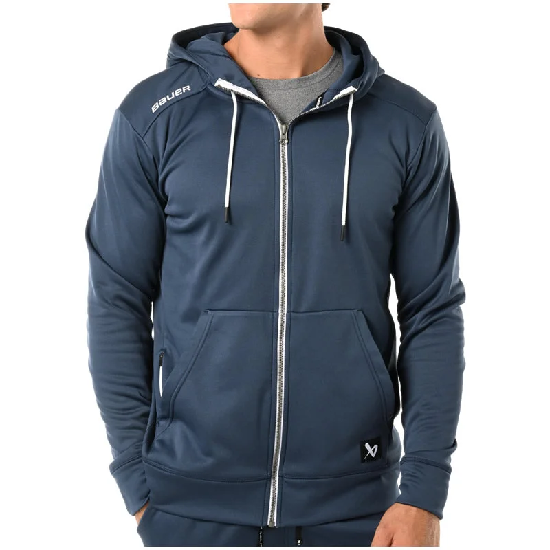 Bauer Team Fleece Navy Zip Hoodie Adventure