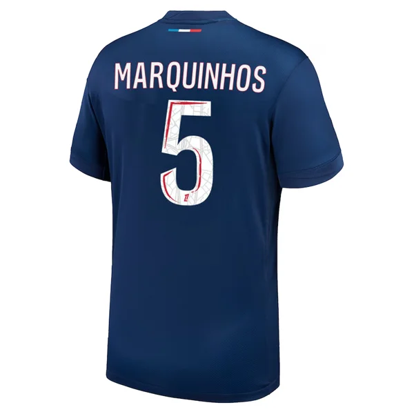 Nike Paris Saint-Germain Marquinhos Home Jersey 24/25 (Midnight Navy/White) Bold Men's Statement