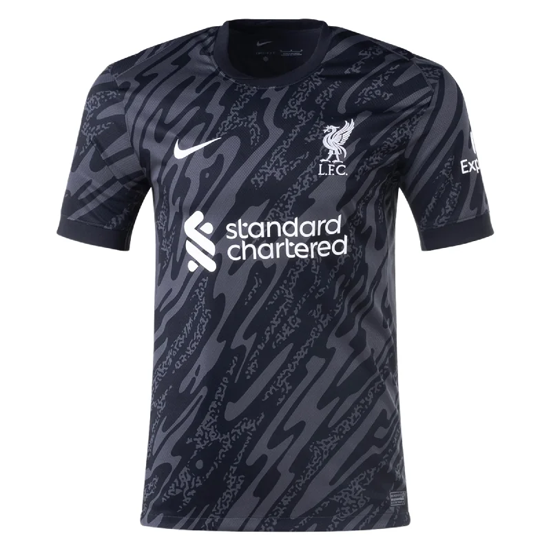 Nike Liverpool Goalkeeper Jersey 24/25 (Anthracite/Black) Monochromatic Office Style