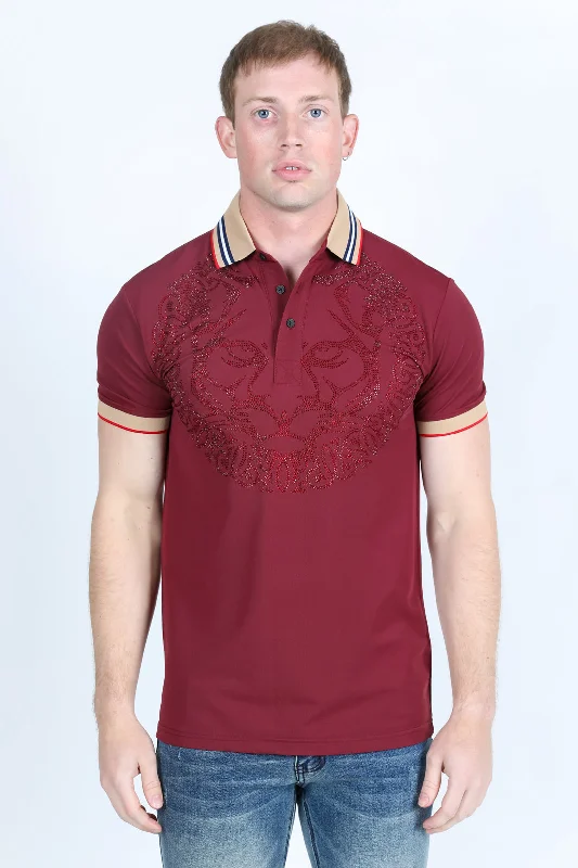 Mens Modern Fit Stretch Fashion Polo Relaxed Men's Beach