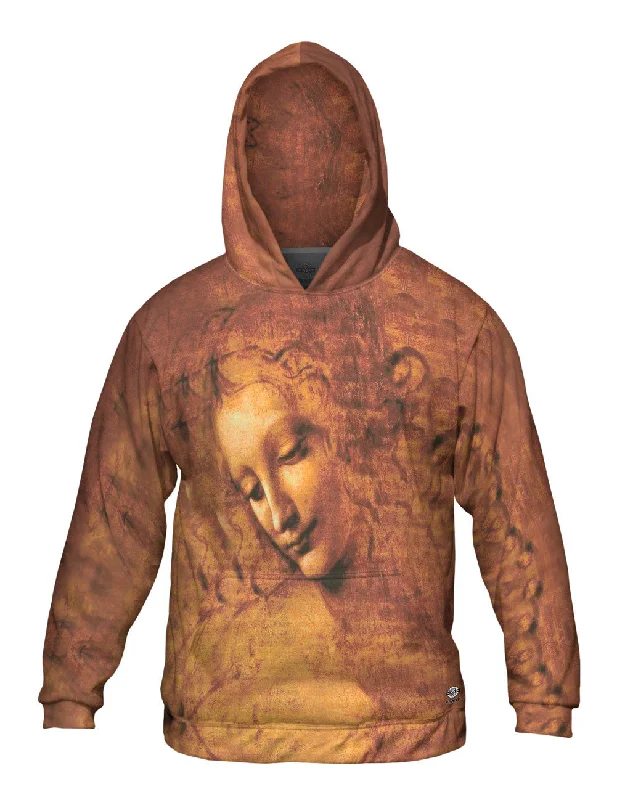 Leonardo 003 - "Female Head" (1508) Minimalist Men's Casual 