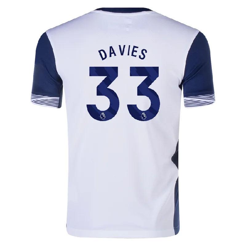 Nike Youth Tottenham Ben Davies Home Jersey 24/25 (White/Navy) Dapper Men's 1920S