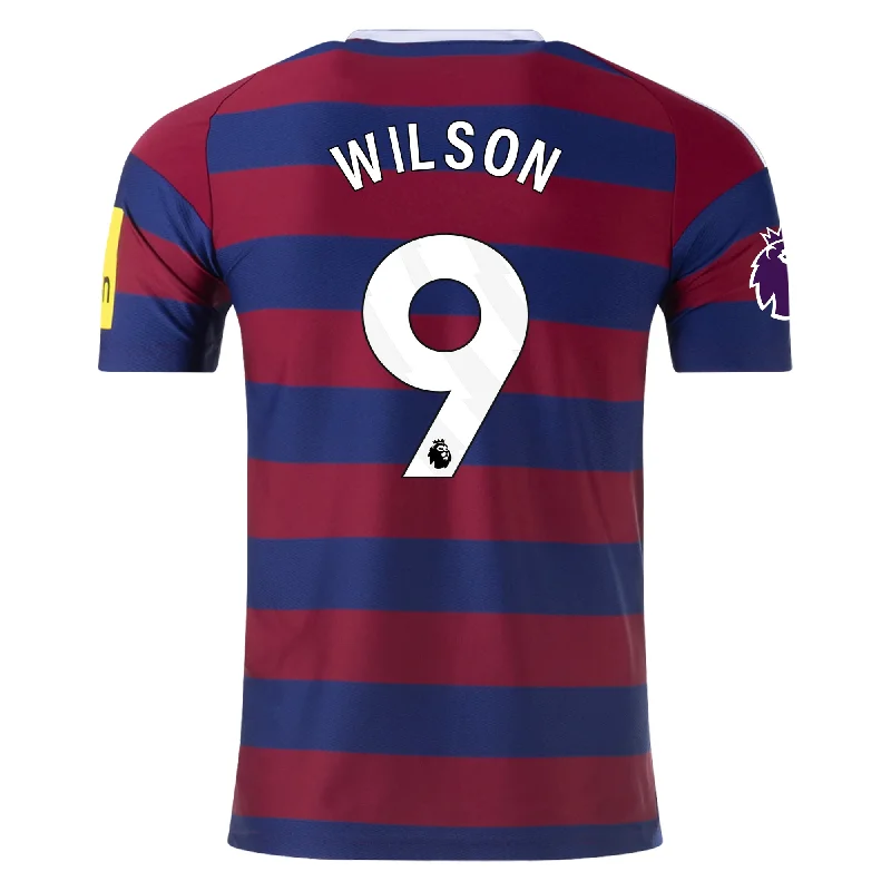 adidas Newcastle United Callum Wilson Away Jersey w/ EPL Patch 24/25 (Team College Blue/Night Sky) Practical Men's Multi