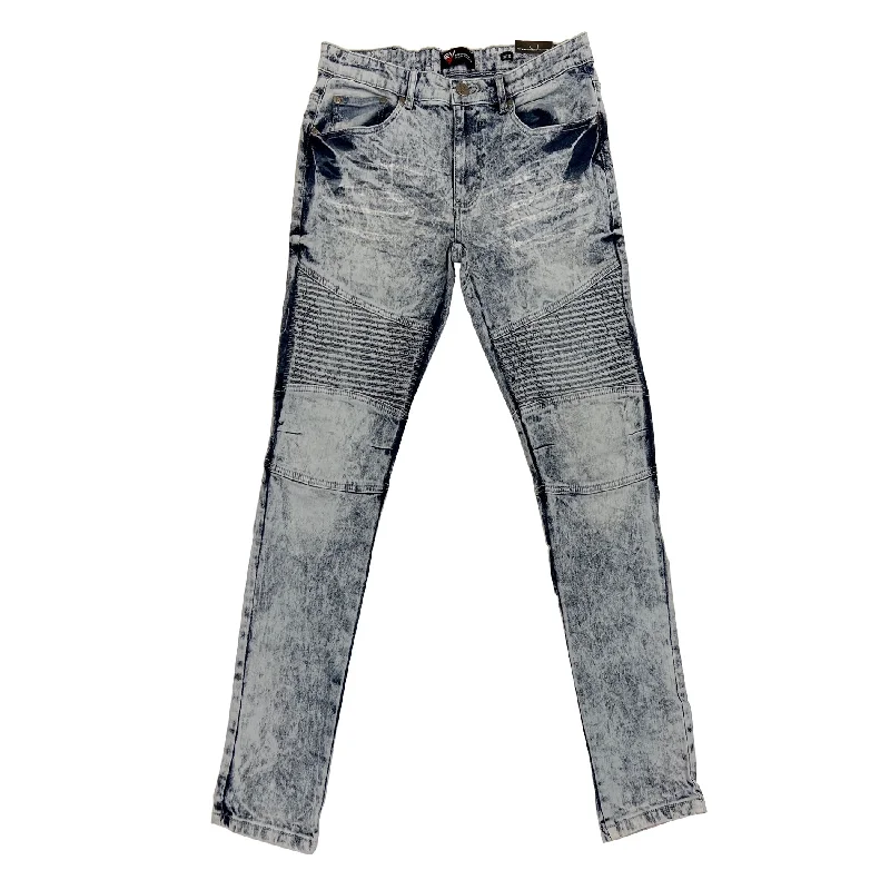 Spark/Evolve5 Biker Jean (Ice Blue) British Gentleman Style