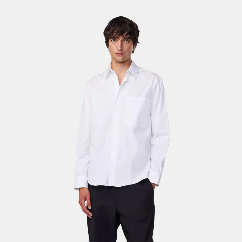 Quinn 5409 Relaxed Cotton Lightweight Shirt (White) Adventure