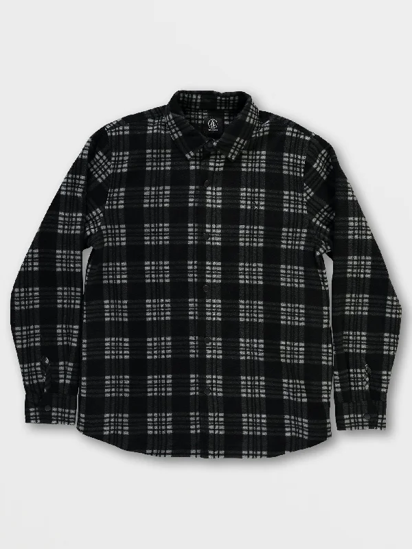 Wallace Jacket - Black Grey Hip Men's Retro