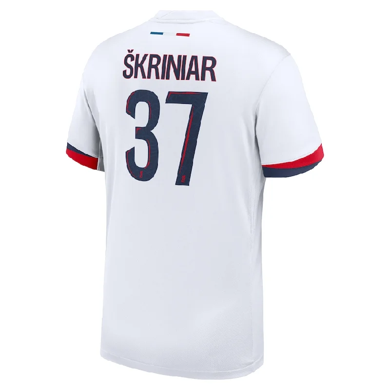 Nike Paris Saint-Germain Milan Škriniar Away Jersey 24/25 (White/Midnight Navy) Gym