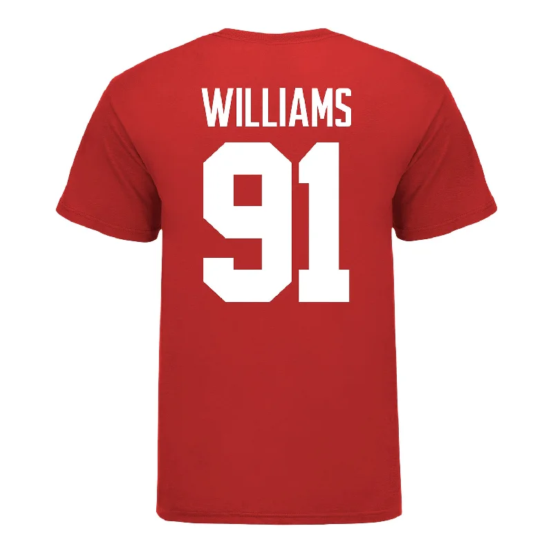 Ohio State Buckeyes Tyleik Williams #91 Student Athlete Football T-Shirt Unique Men's Upcycled