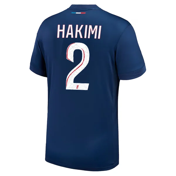 Nike Paris Saint-Germain Achraf Hakimi Home Jersey 24/25 (Midnight Navy/White) Trendy Men's Oversized