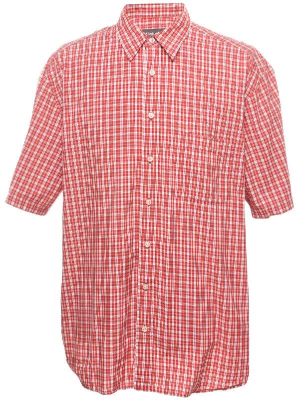 Eddie Bauer Checked Shirt - XL Street