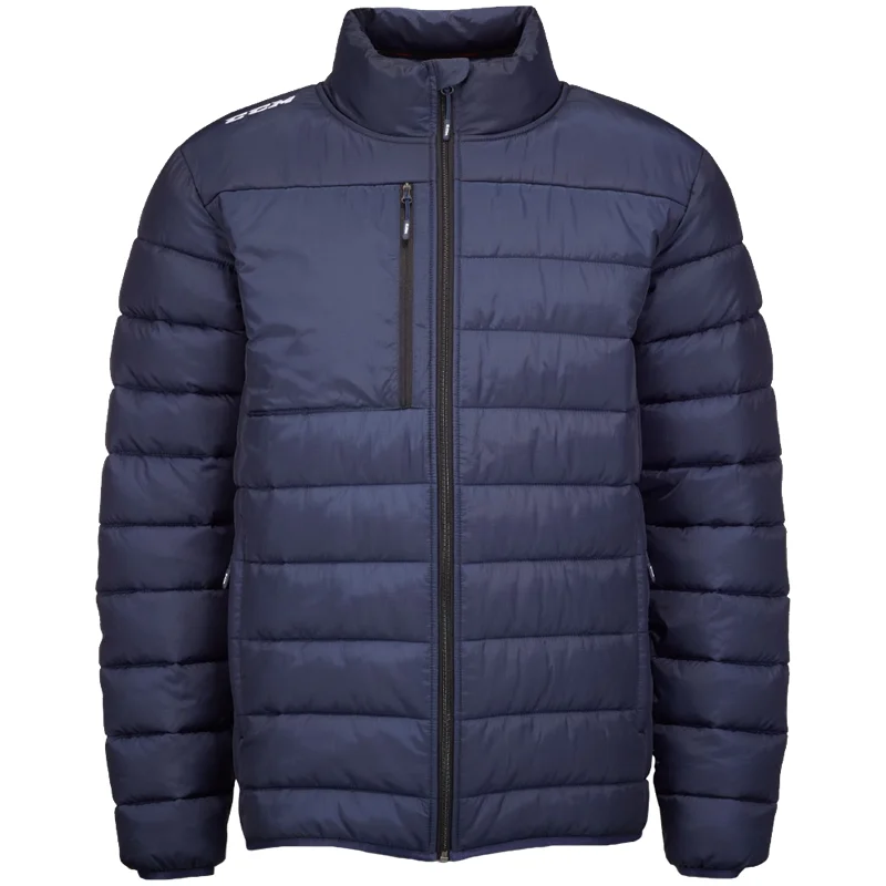 CCM Quilted Navy Winter Jacket Practical Men's Quick