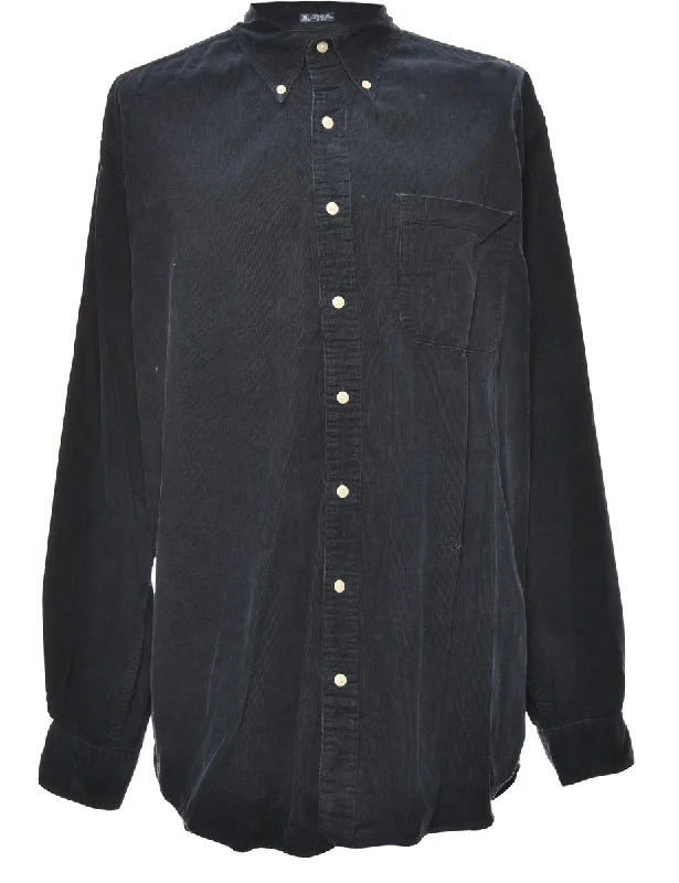 Corduroy Navy Shirt - L Bold Men's Animal