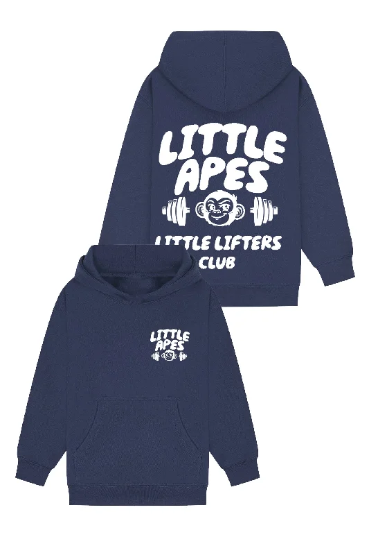 Little Apes Little Lifters Club Hoodie - Navy Dapper Men's Bow