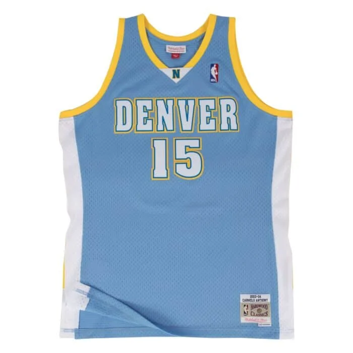 Mitchell&Ness Denver Nuggets Road Jersey (Carmelo Anthony) Sophisticated Men's French