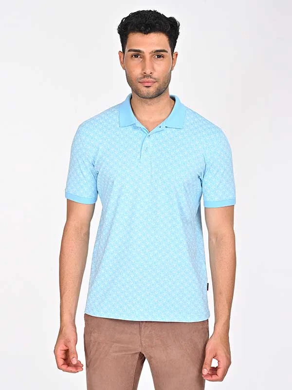 Men Printed Polo T-Shirt Confident Men's Power