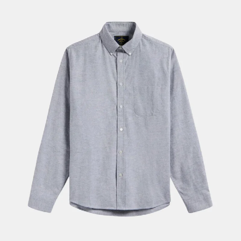 Brushed Oxford Shirt (Blue) Casual Men's Japanese 