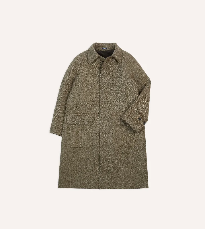 Lovat Keeper's Tweed Raglan Coat Business