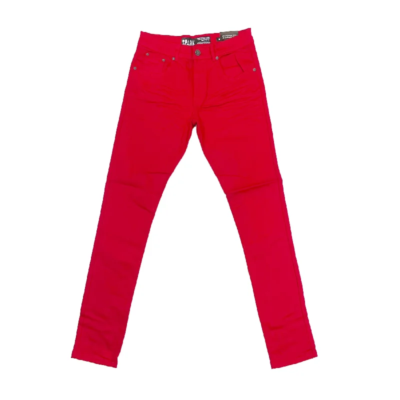 Spark Plain Jean (Red) Youthful Men's Anime