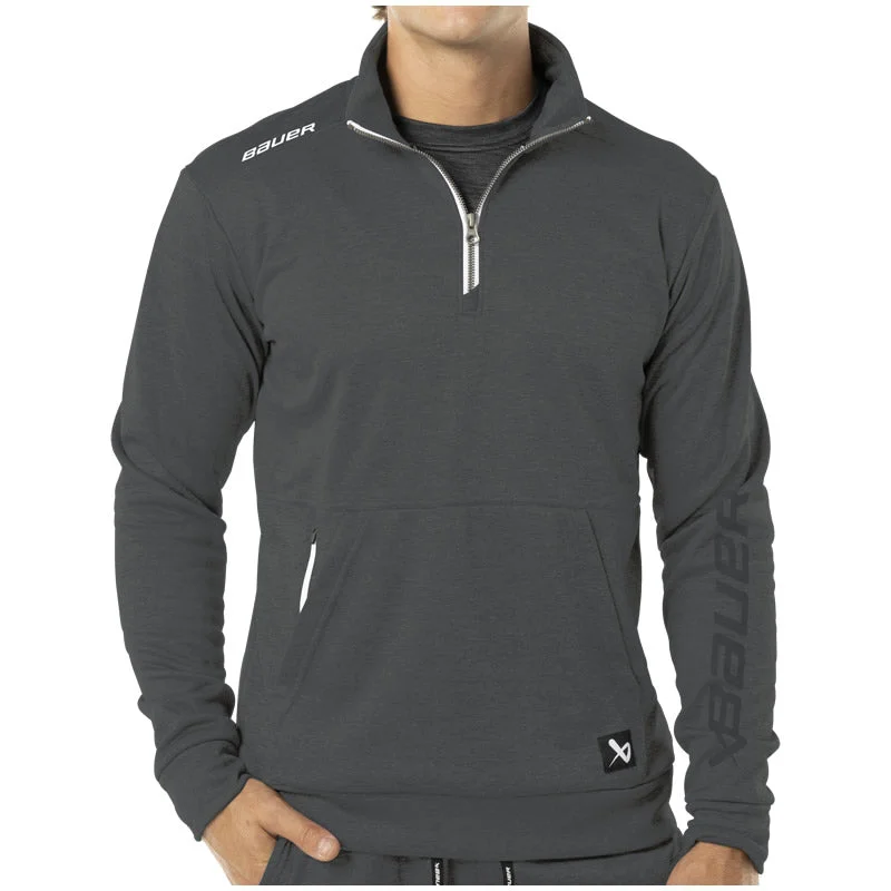 Bauer Team Fleece Grey Half-Zip British Gentleman Style