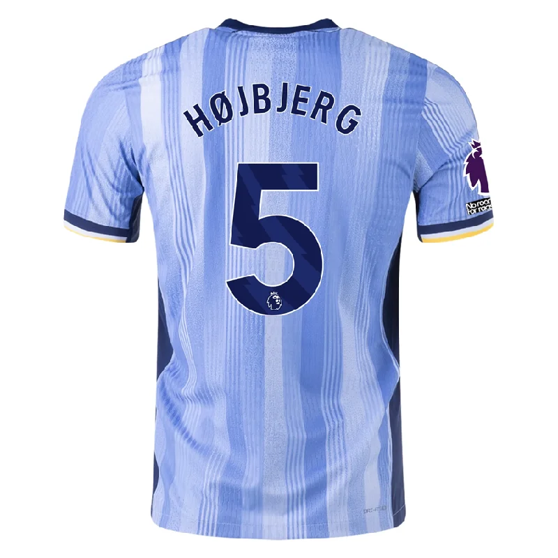 Nike Tottenham Pierre-Emile Højbjerg Authentic Away Jersey w/ EPL + No Room For Racism Patches 24/25 (Cobalt Bliss/Binary Blue) Adventure