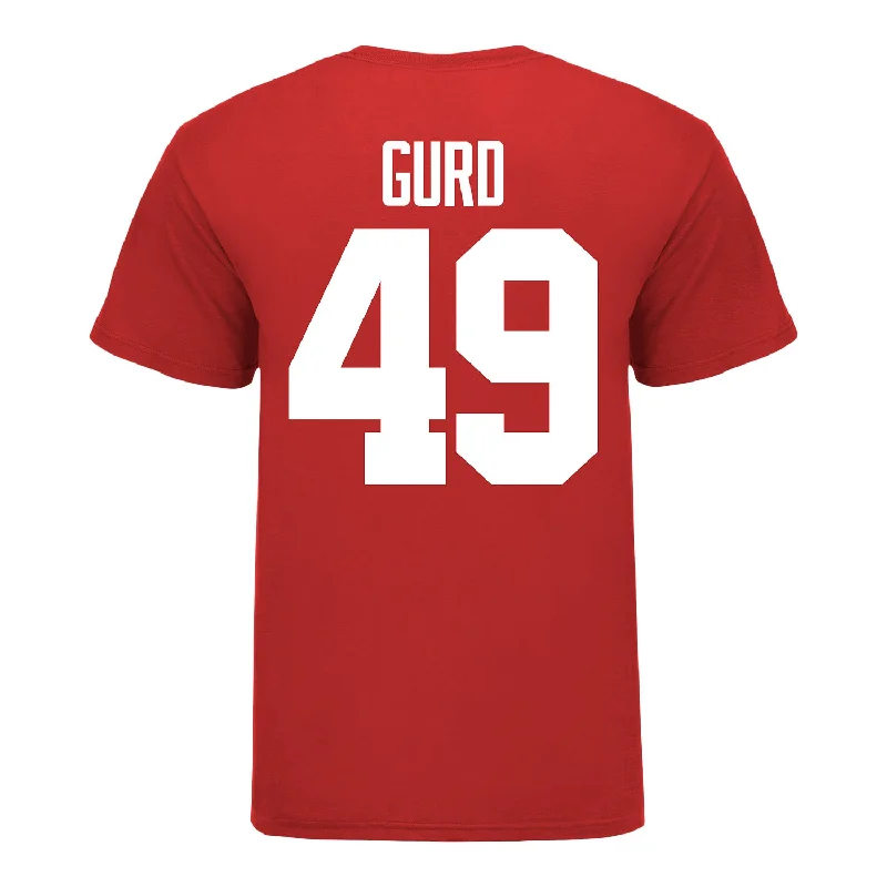 Ohio State Buckeyes #49 Patrick Gurd Student Athlete Football T-Shirt Cclassic Men's Tweed