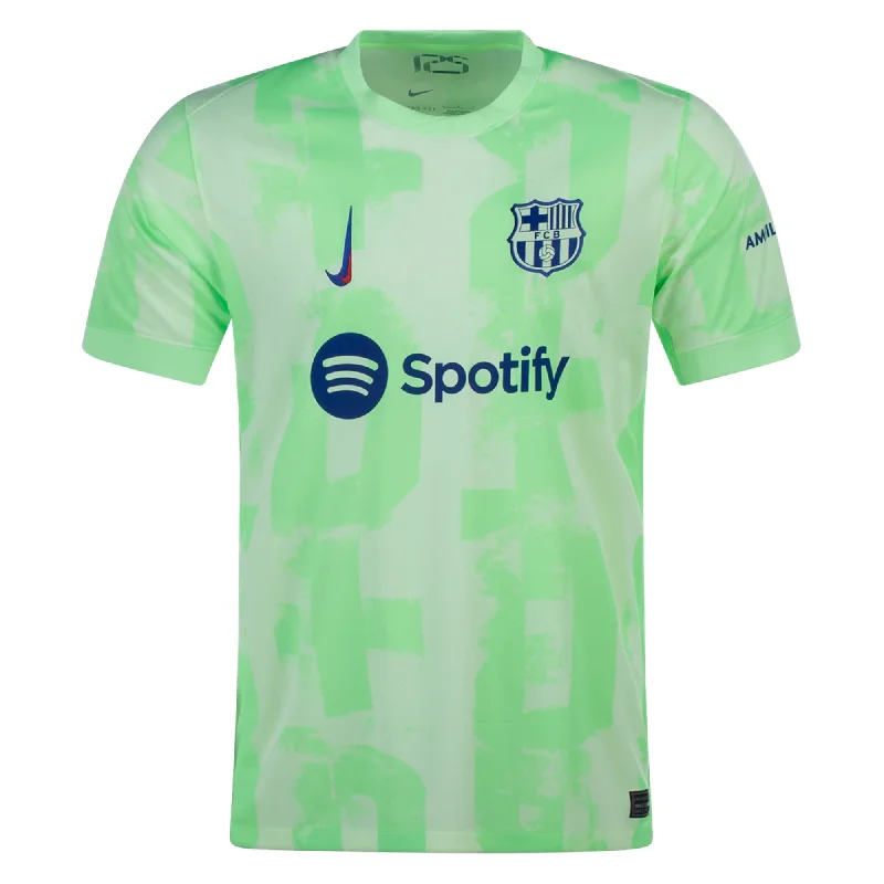 Nike Barcelona Third Jersey 24/25 (Barely Volt/Old Royal) Confident Men's High