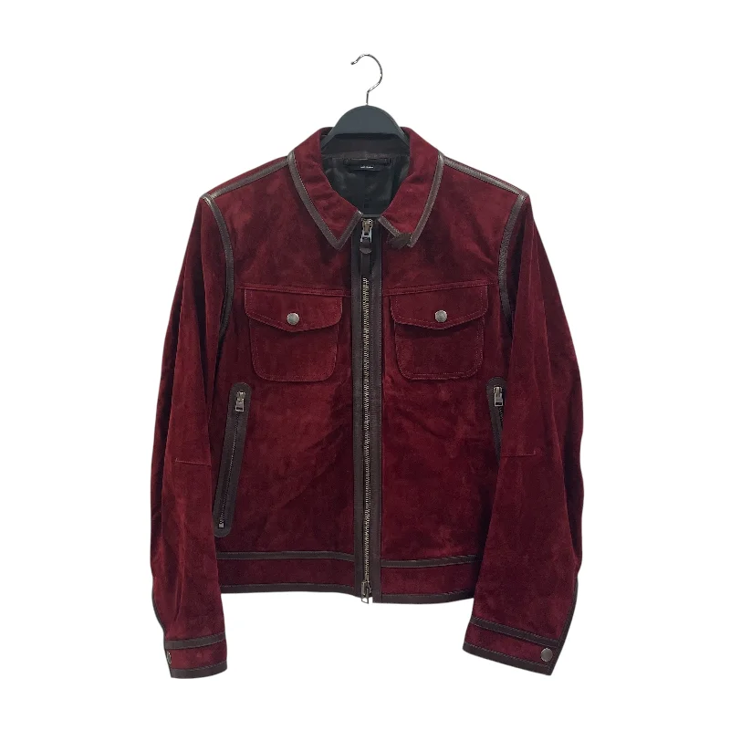 TOM FORD/Leather Jkt/52/Cowhide/1/Multicolor Refined Men's Hand