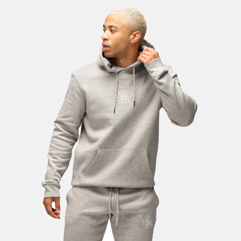 TKB Man Grey Organic Hoodie Casual Men's Short