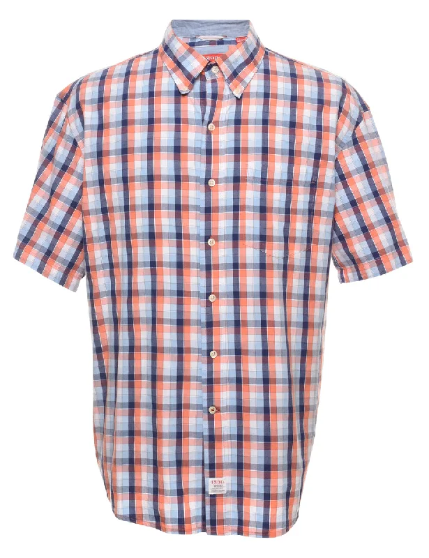 Izod Checked Shirt - XL Earthy Men's Hemp