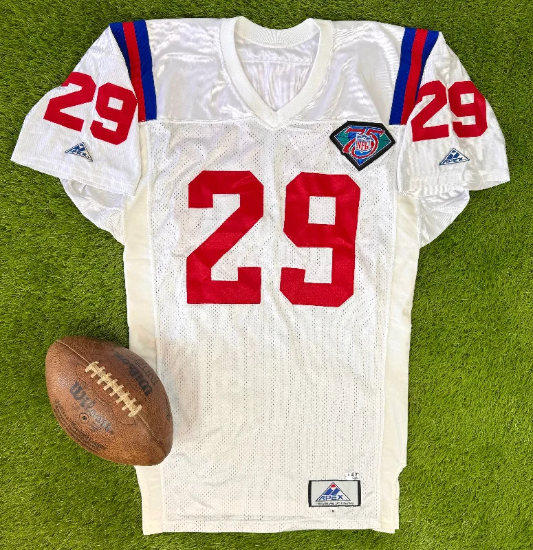 New England Patriots Myron Guyton 1994 Game Issued Throwback NFL Football Jersey (48/XL) Vacation