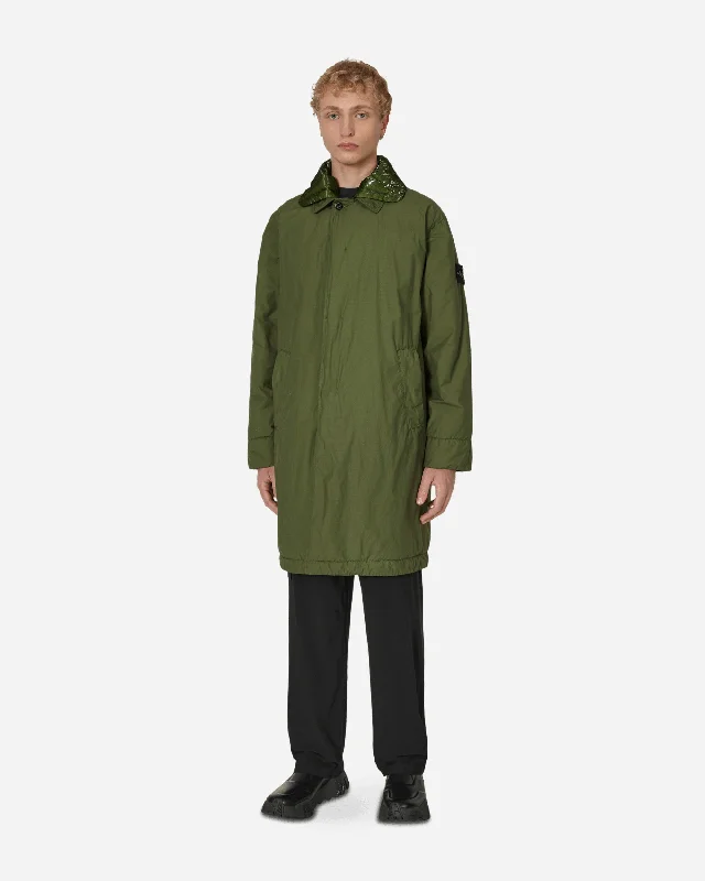 Naslan Light Watro Down Coat Green Relaxed Men's Australian 