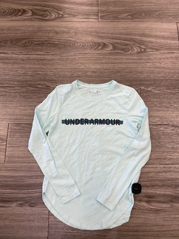 Top Long Sleeve By Under Armour In Blue, Size: S Tailored