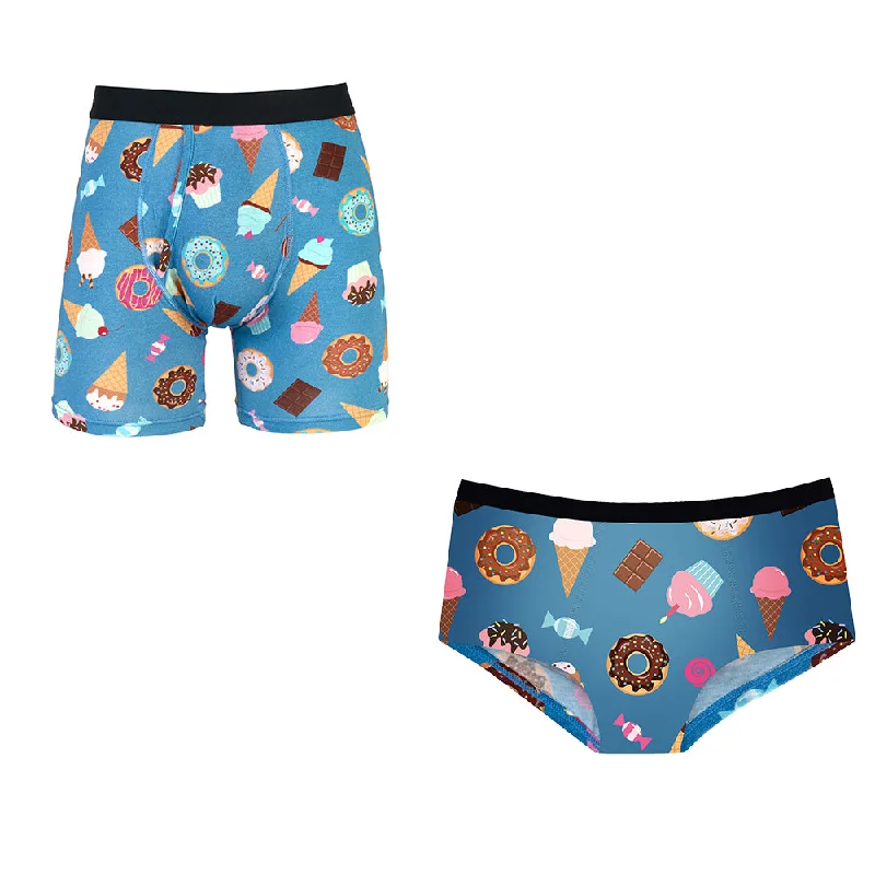 Matching Pairs Cheeky/Boxer - SweetTooth Organic