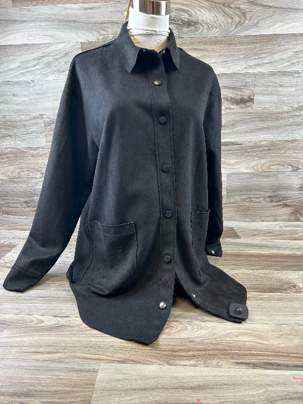 Blazer By Clothes Mentor In Black, Size: S Polished Men's Silk