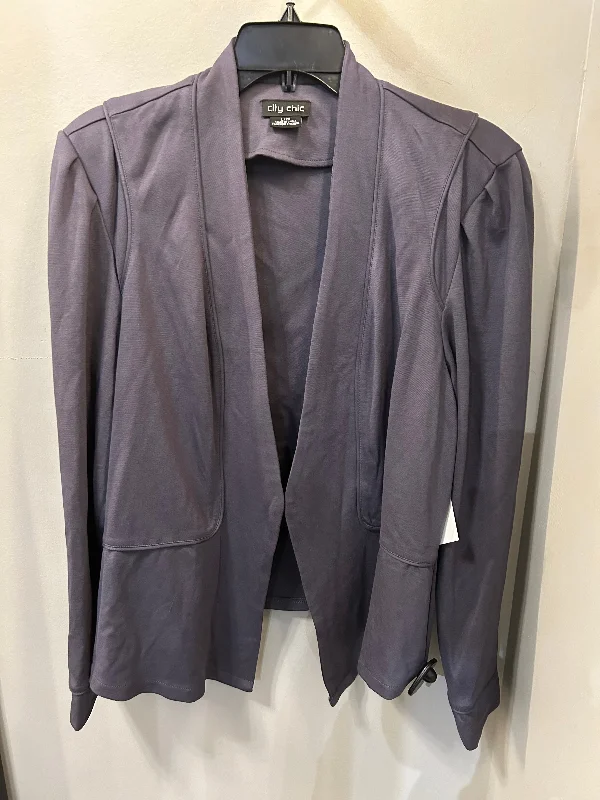 Blazer By City Chic In Grey, Size: L Youthful Men's Anime