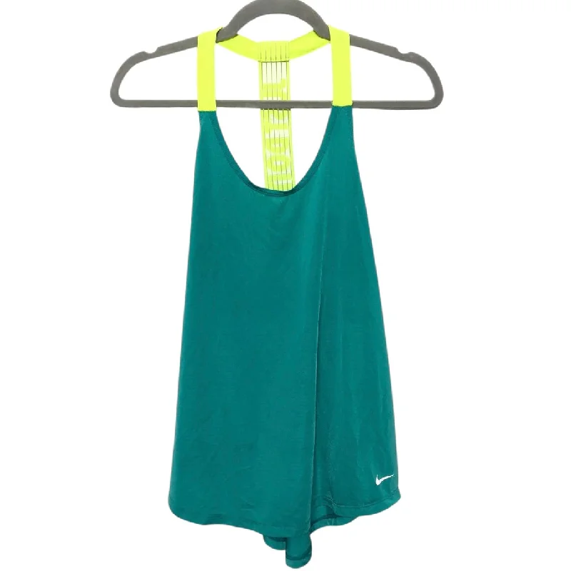 Athletic Tank Top By Nike In Green, Size:M Trendy Men's Bucket