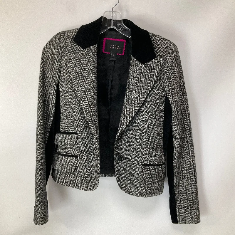 Blazer By Cma In Black & Grey, Size: 2 Stylish Men's Tropical 