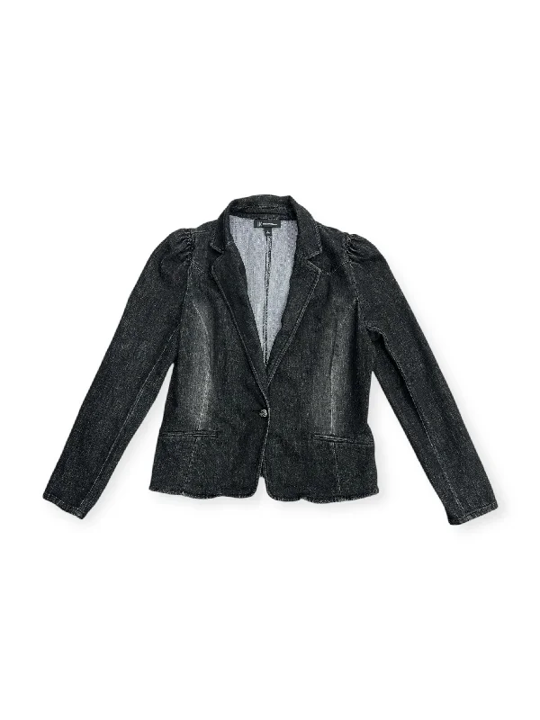 Blazer By Inc In Black Denim, Size: L Unique Men's Patch